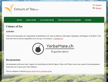 Tablet Screenshot of coloursoftea.com